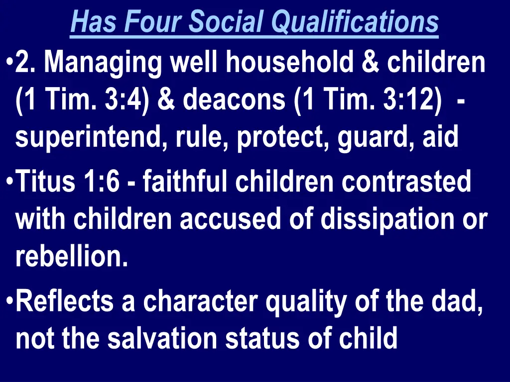 has four social qualifications 2 managing well