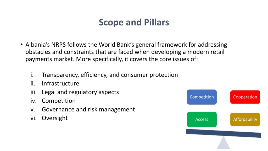 scope and pillars