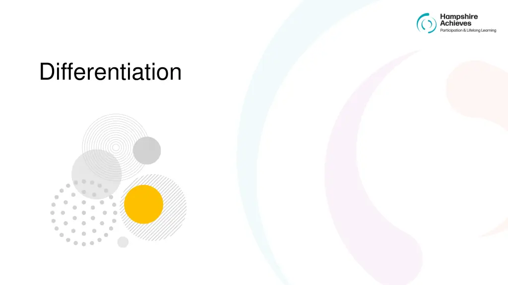 differentiation