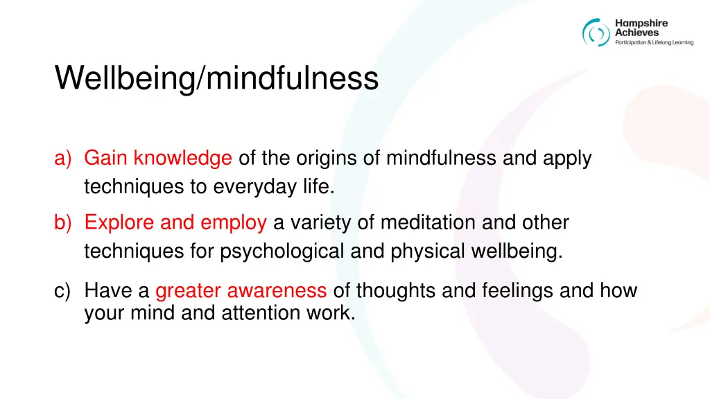 wellbeing mindfulness 1