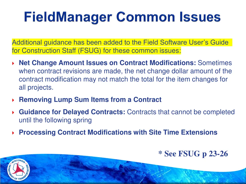 additional guidance has been added to the field