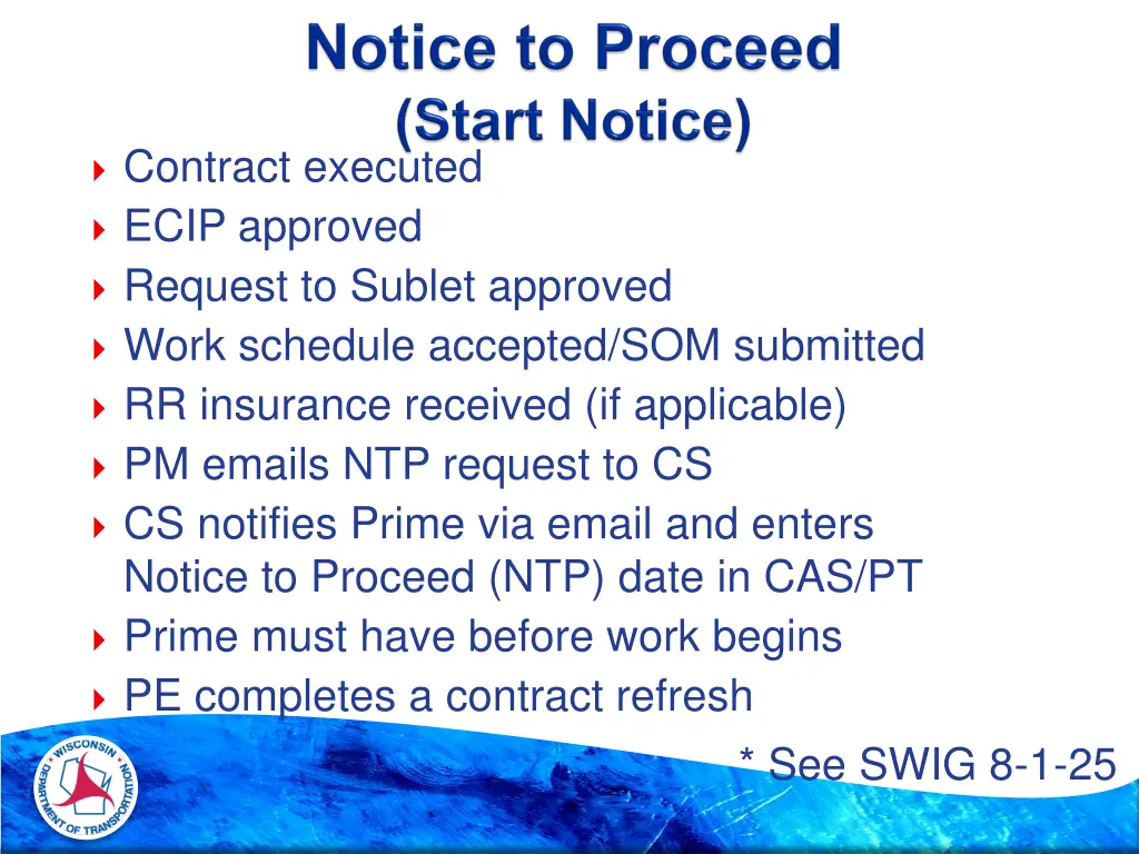 contract executed ecip approved request to sublet