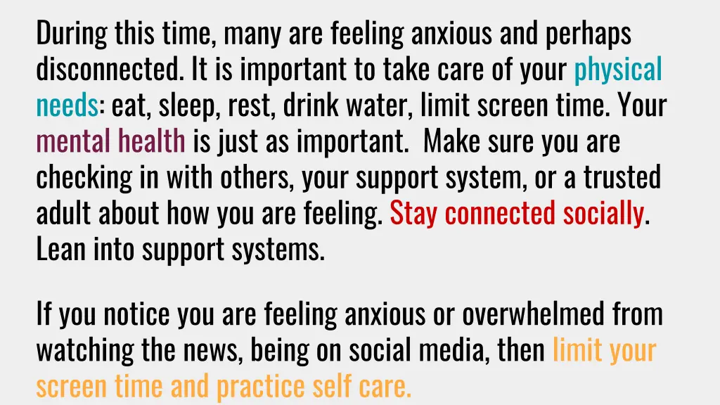 during this time many are feeling anxious