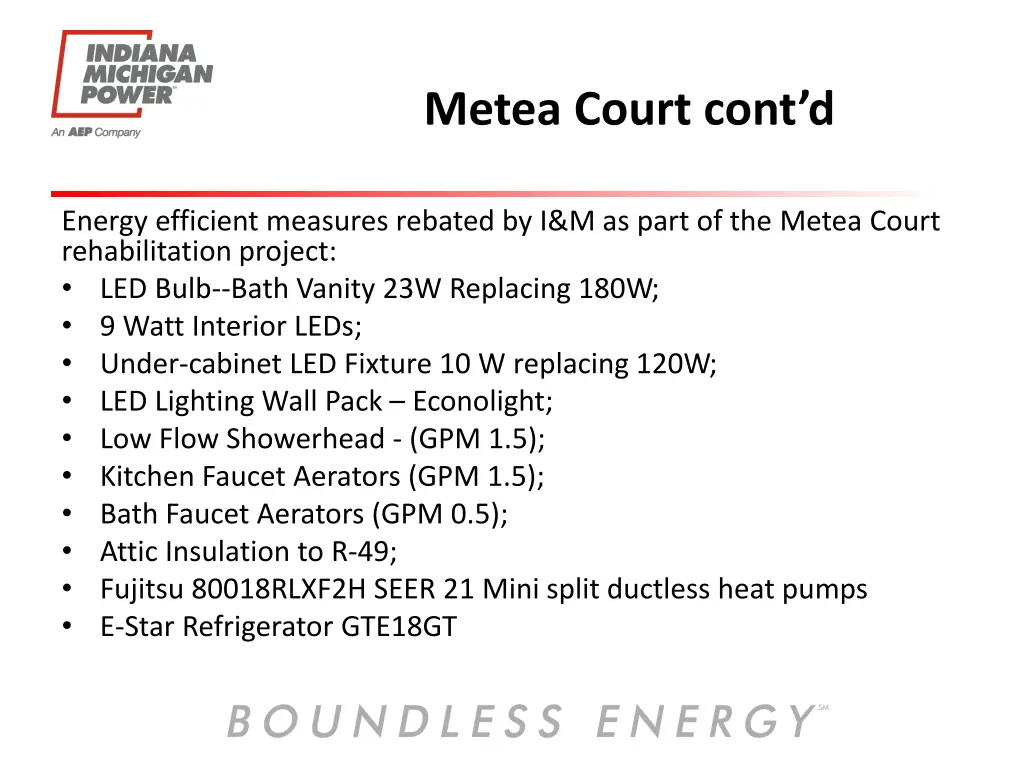 metea court cont d