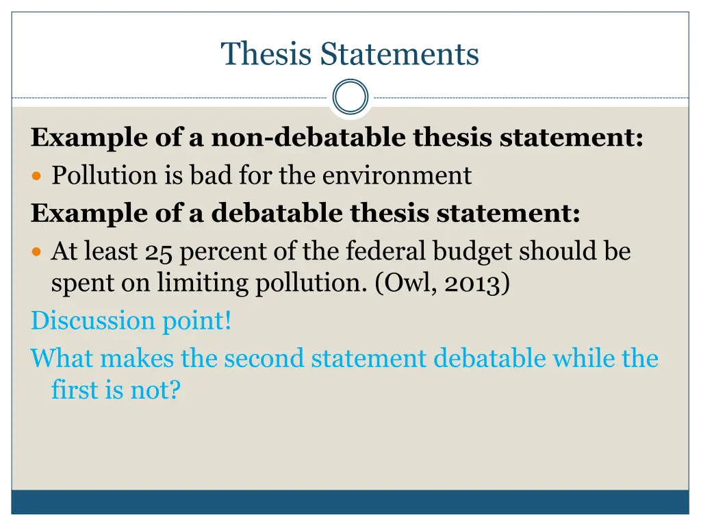 thesis statements 1