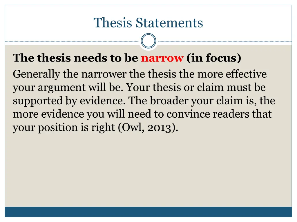 thesis statements 2