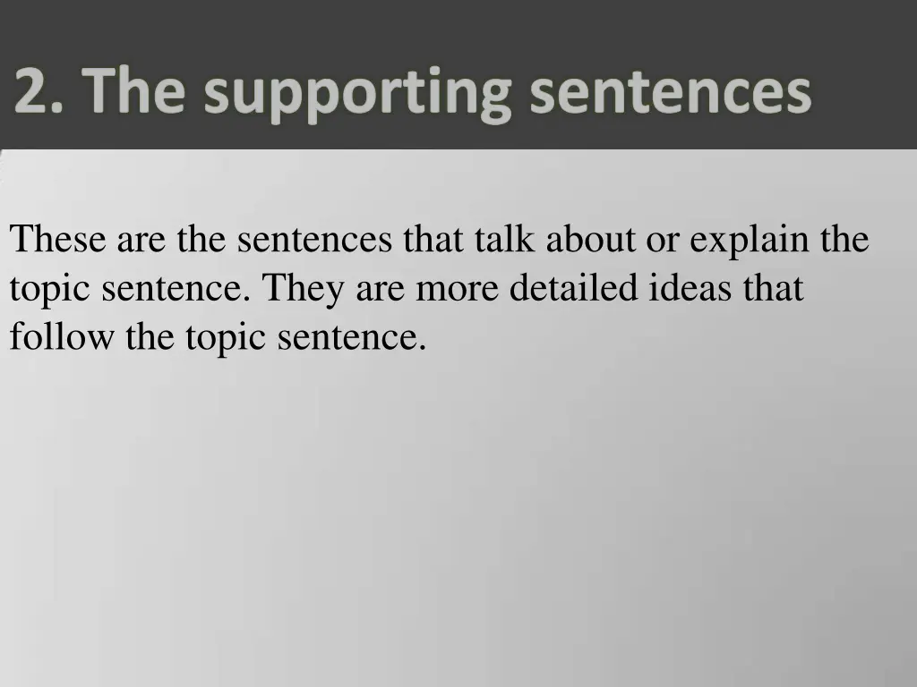 these are the sentences that talk about