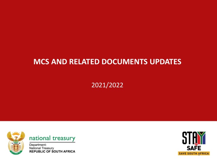 mcs and related documents updates