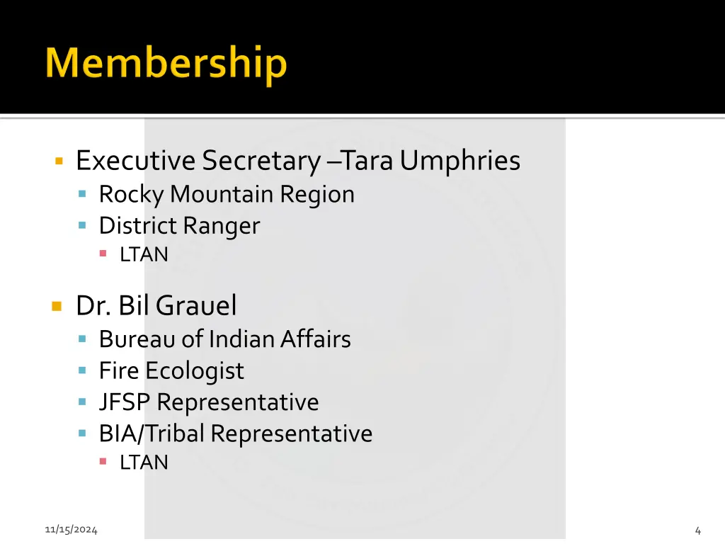 executive secretary tara umphries rocky mountain