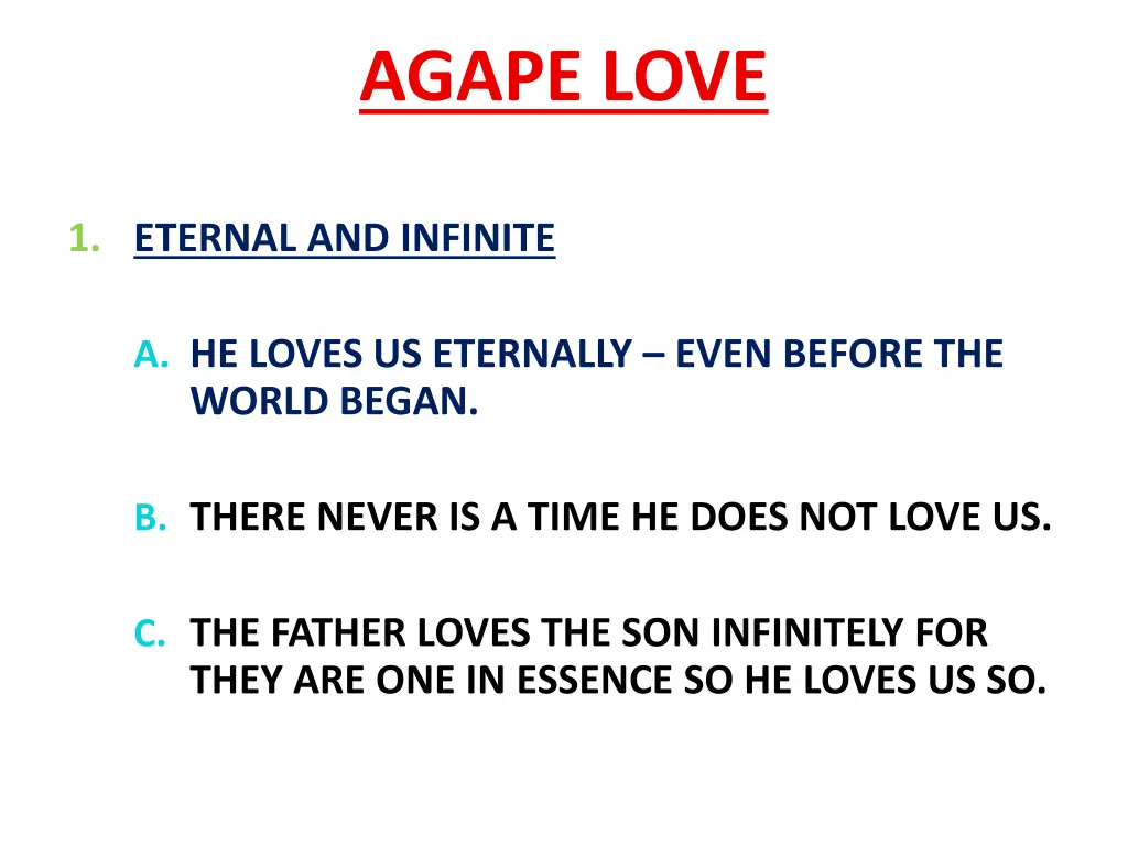 agape love 2