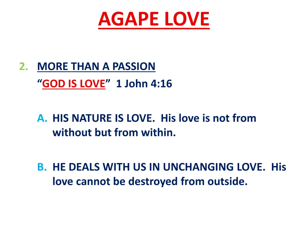 agape love 3