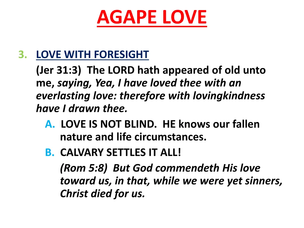 agape love 4