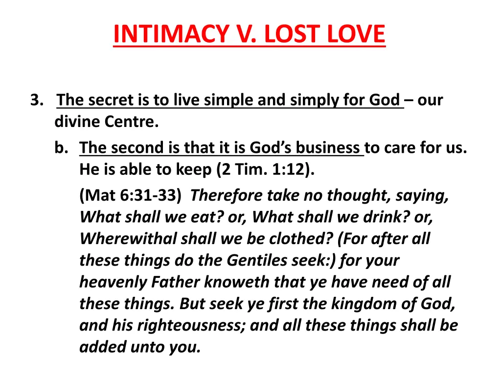 intimacy v lost love 3