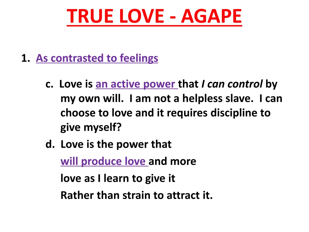 true love agape 1