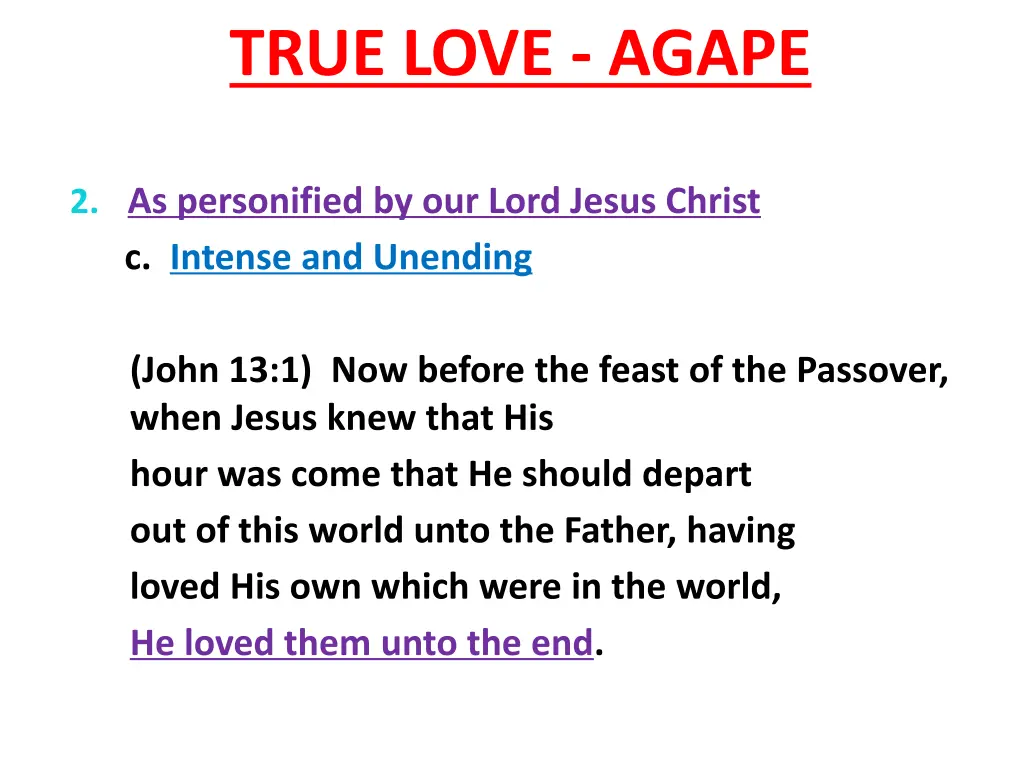 true love agape 3