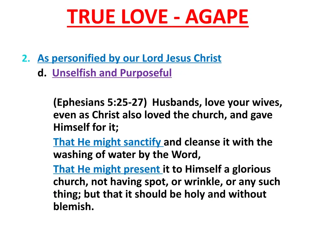 true love agape 4