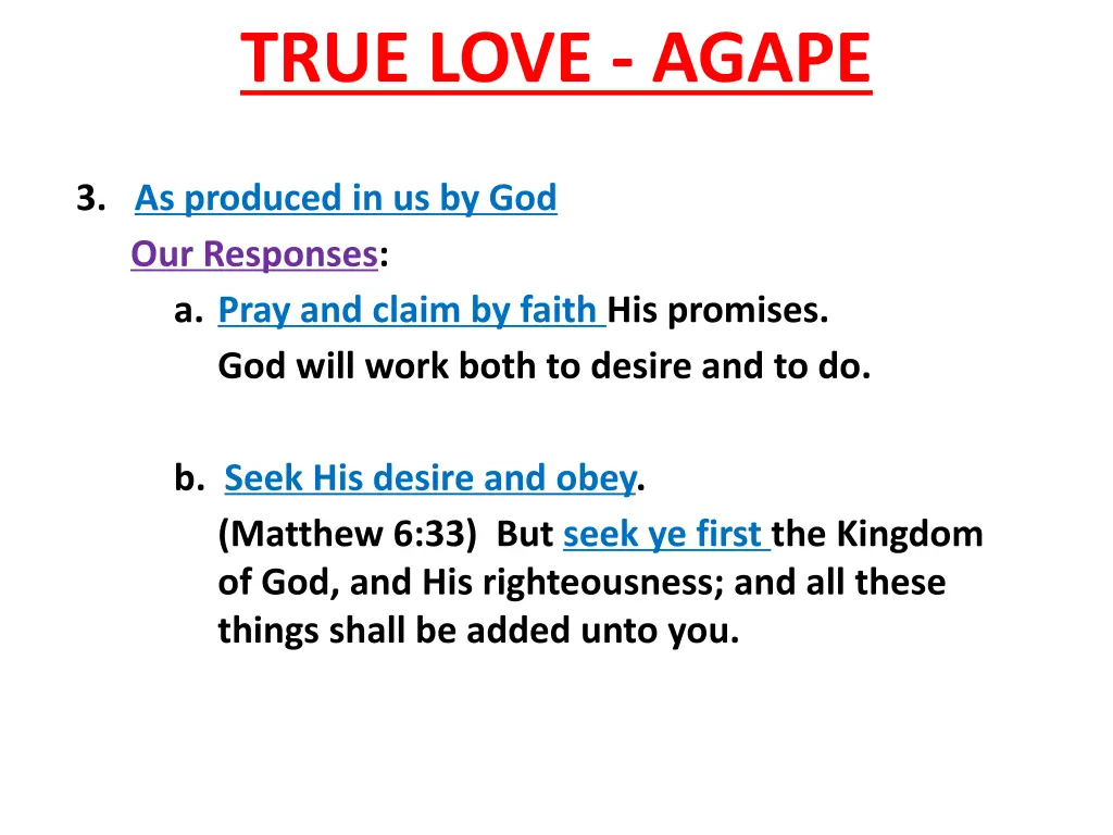 true love agape 7