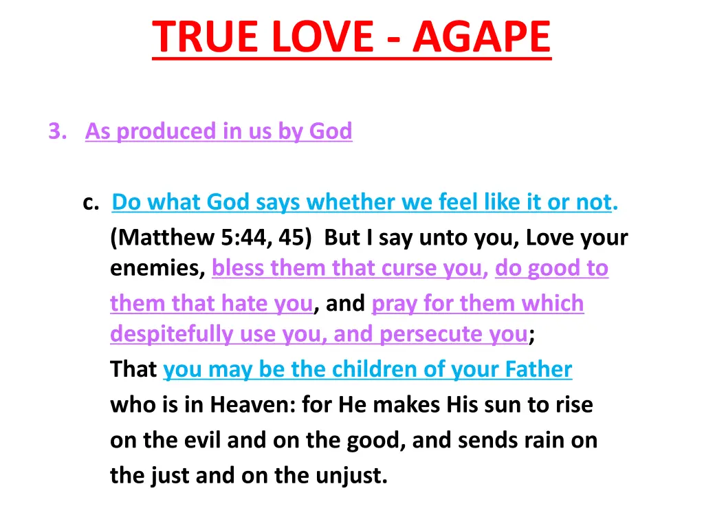 true love agape 8