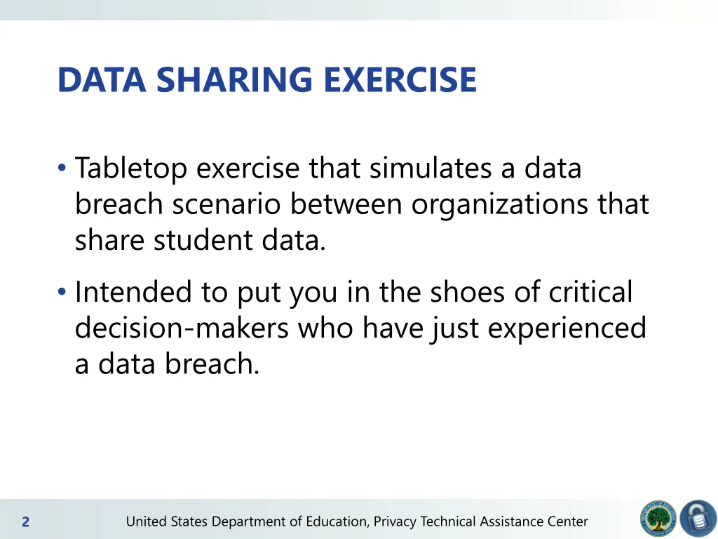 data sharing exercise