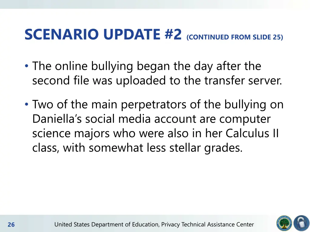 scenario update 2 continued from slide 25