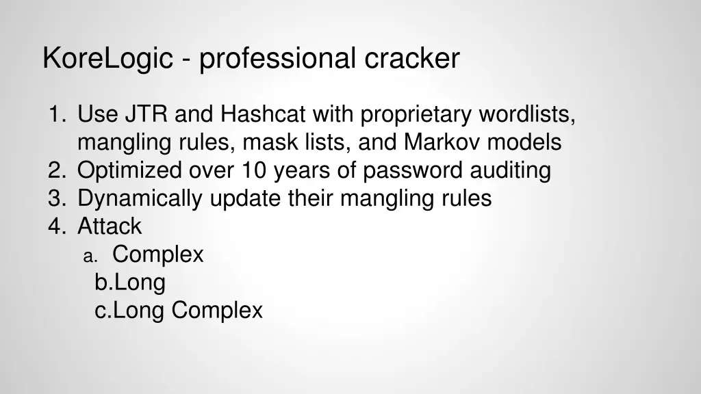 korelogic professional cracker