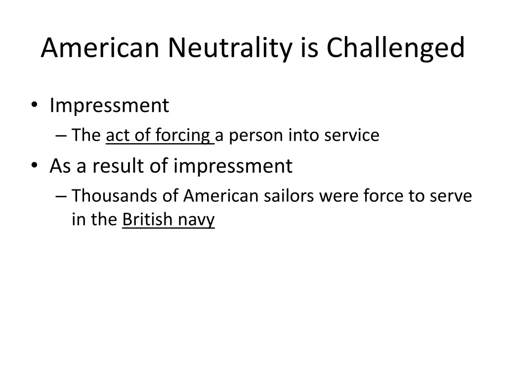 american neutrality is challenged 1