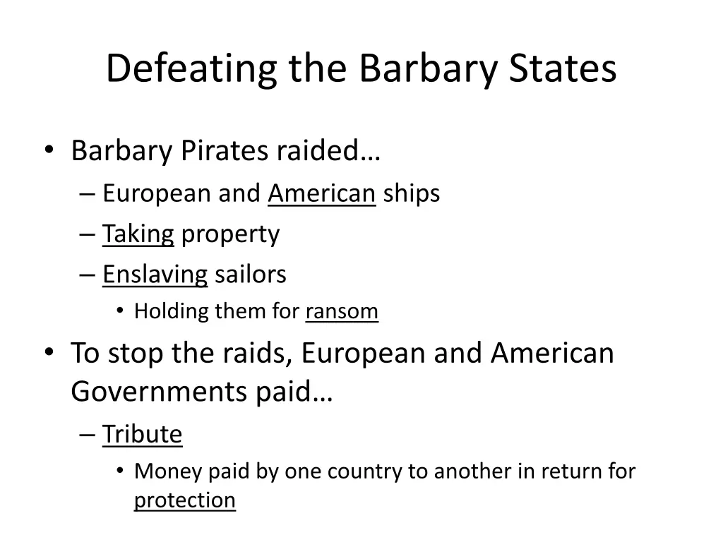 defeating the barbary states