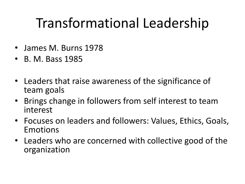 transformational leadership 1