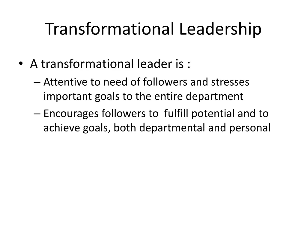 transformational leadership 3