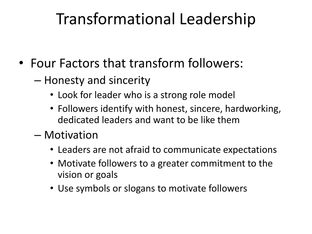 transformational leadership 6