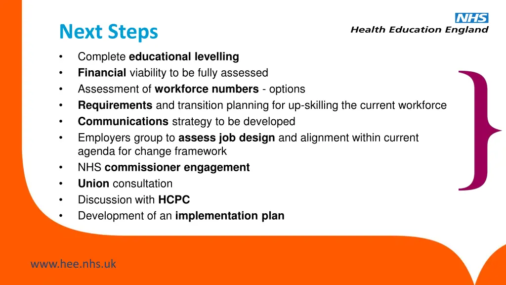 next steps complete educational levelling