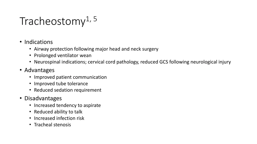 tracheostomy 1 5