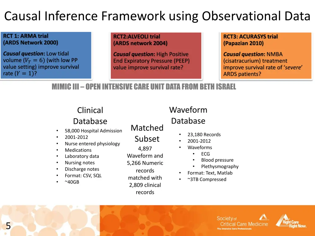 causal inference framework using observational