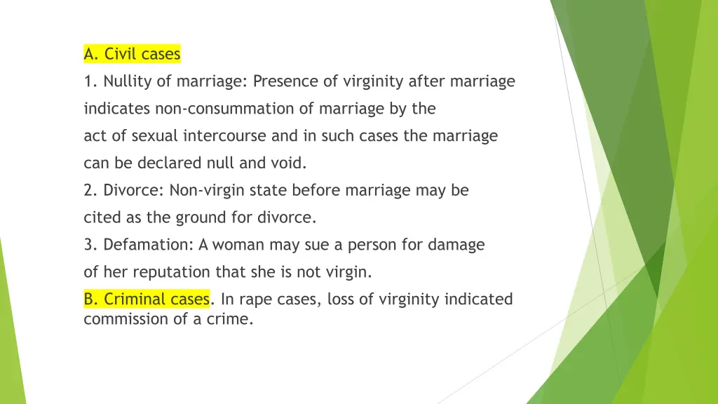 a civil cases 1 nullity of marriage presence