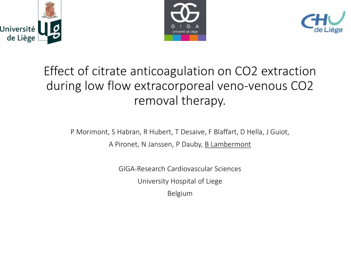 effect of citrate anticoagulation