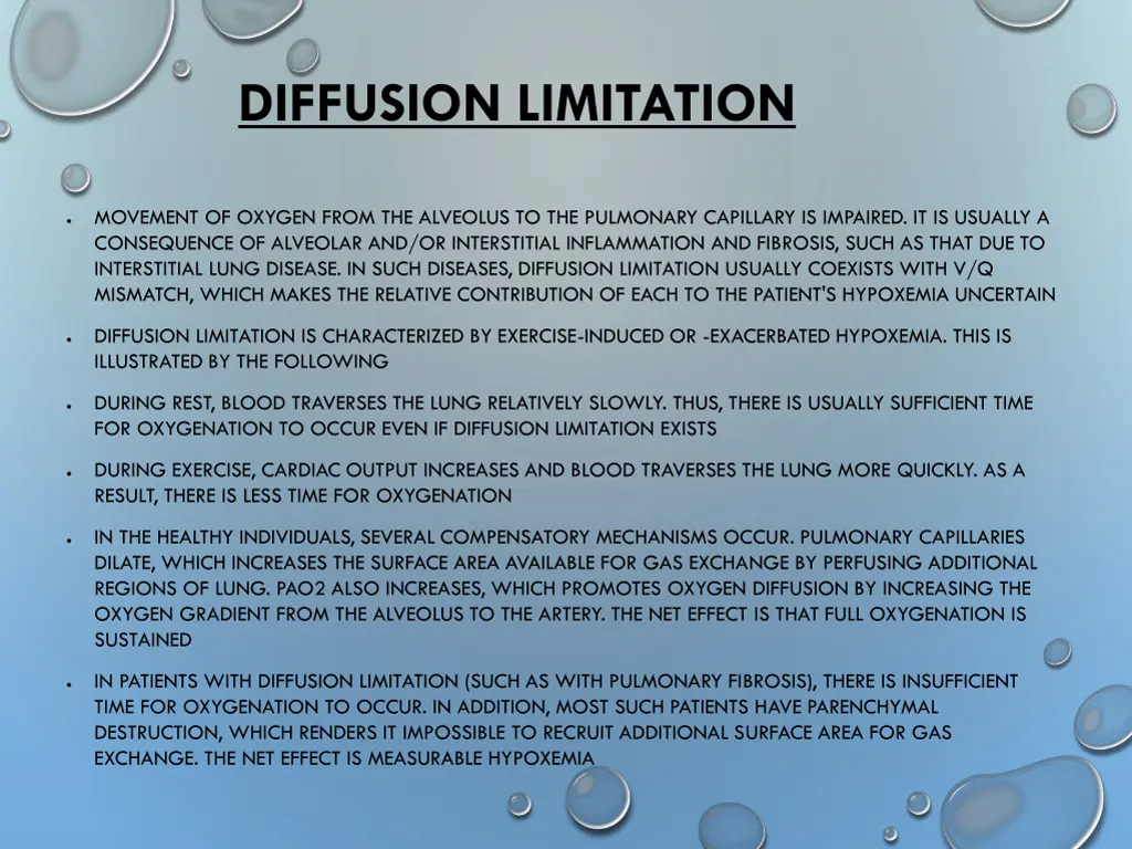 diffusion limitation