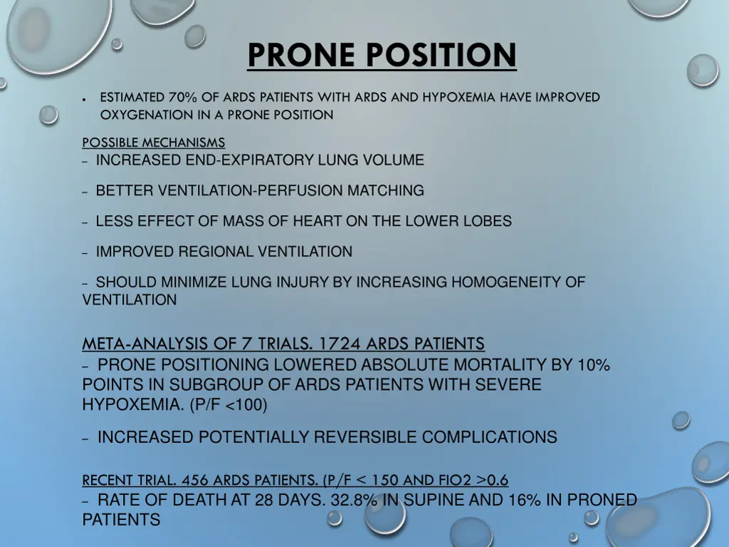 prone position