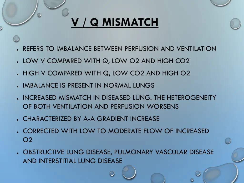 v q mismatch