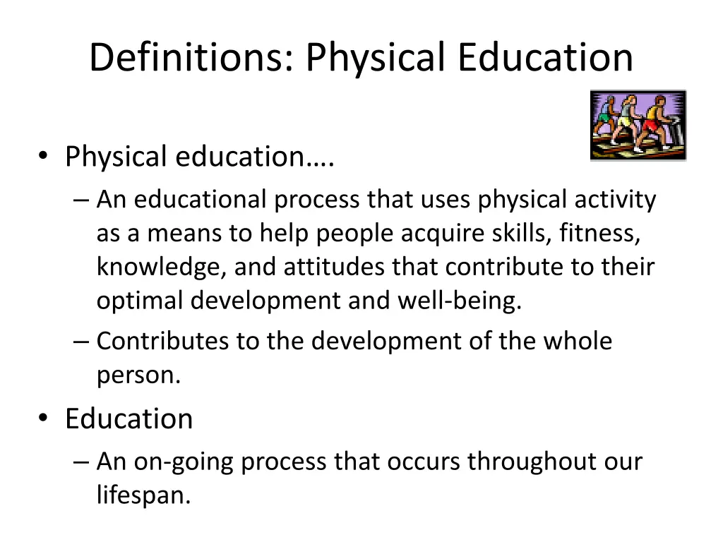 definitions physical education