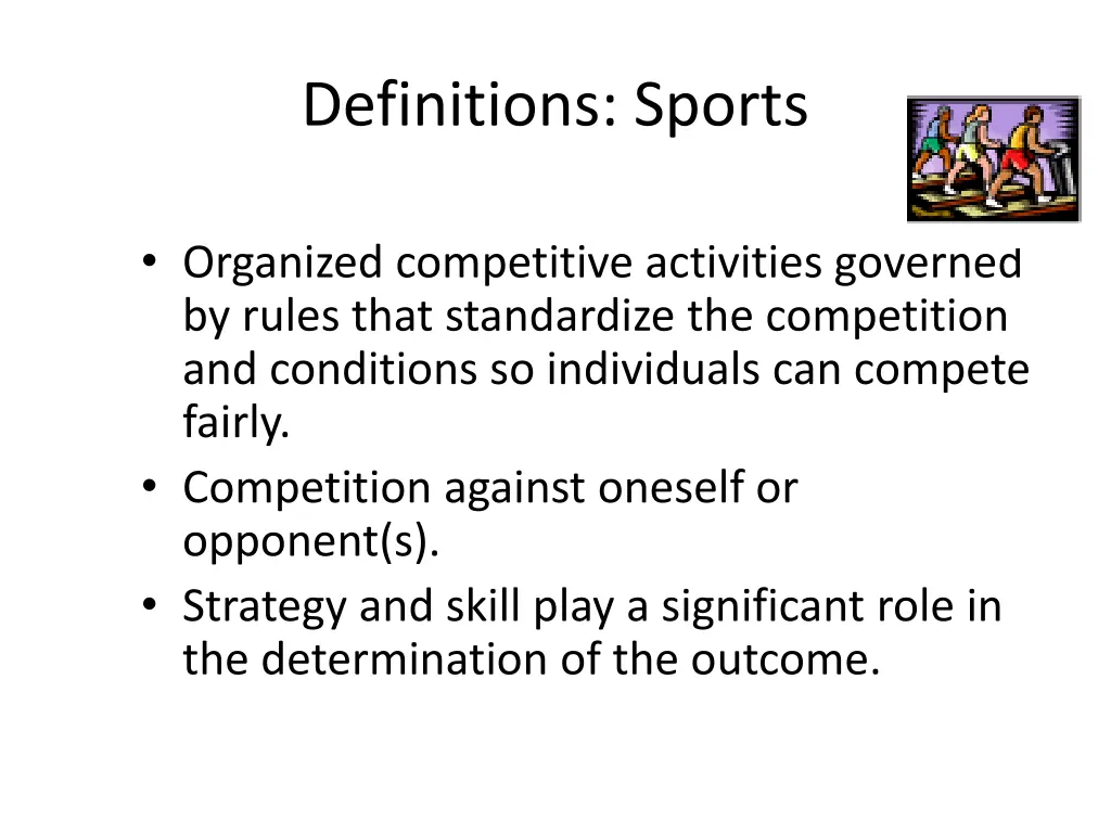 definitions sports