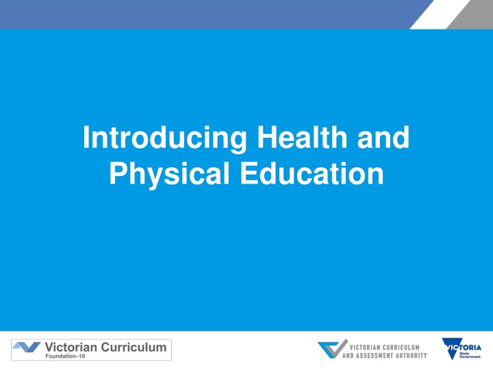 introducing health and physical education