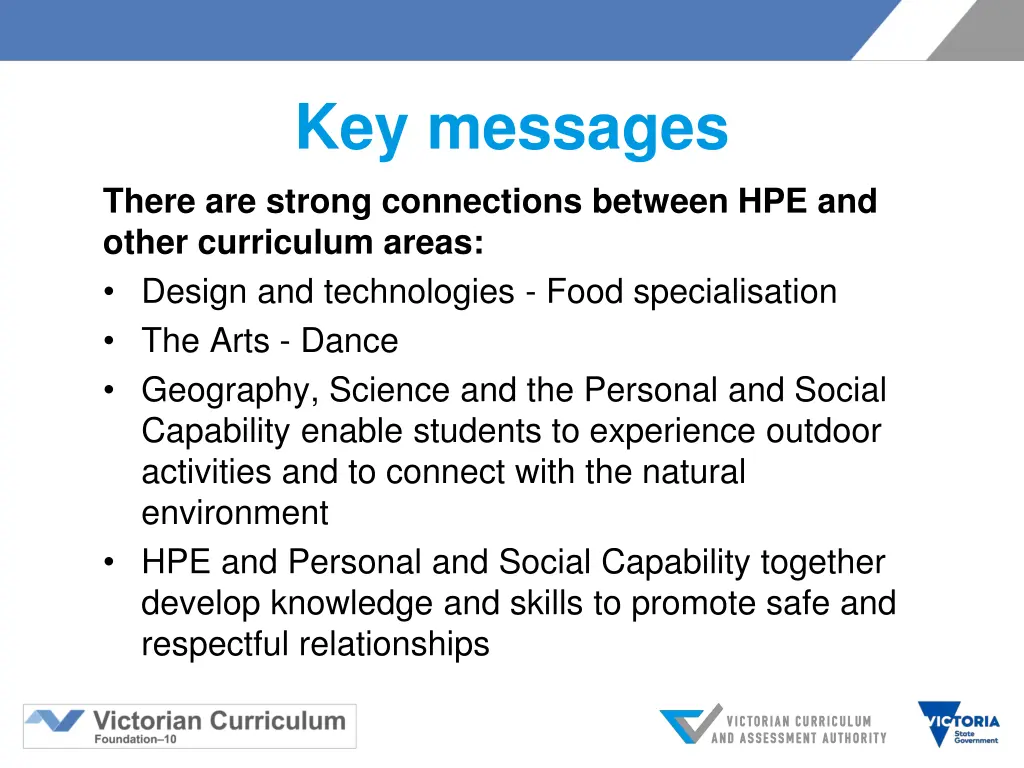 key messages there are strong connections between