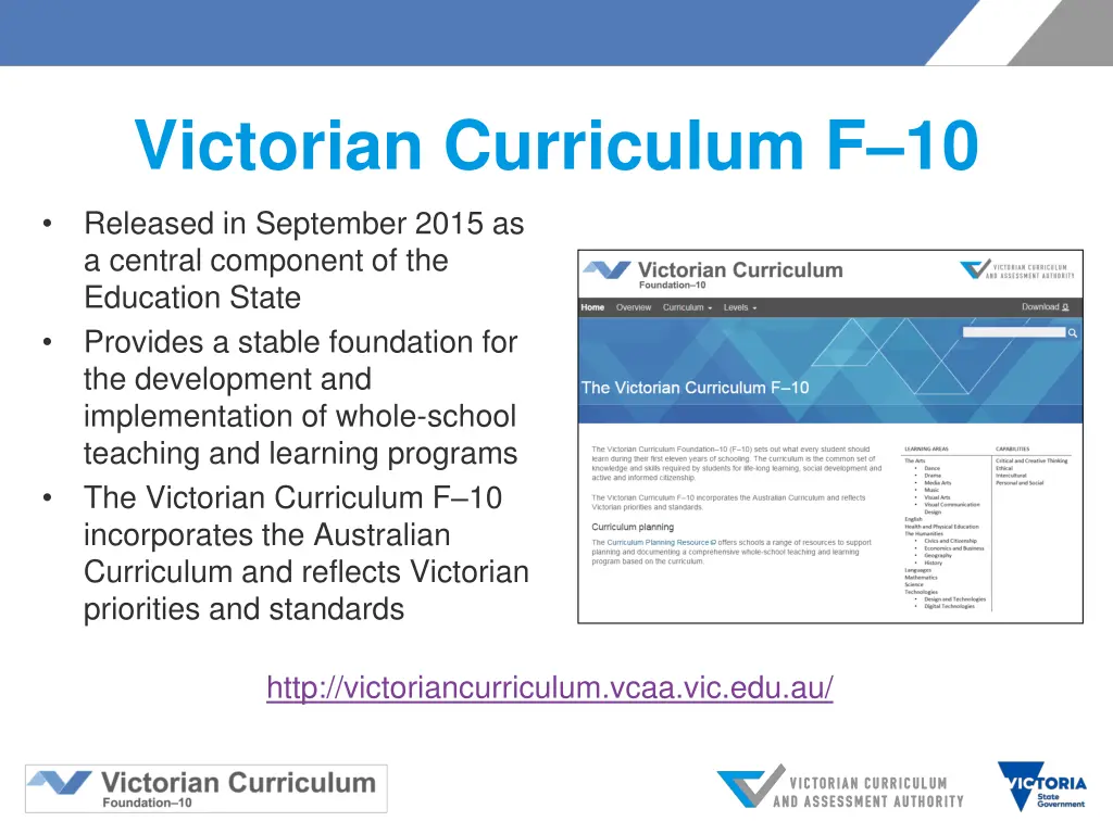 victorian curriculum f 10