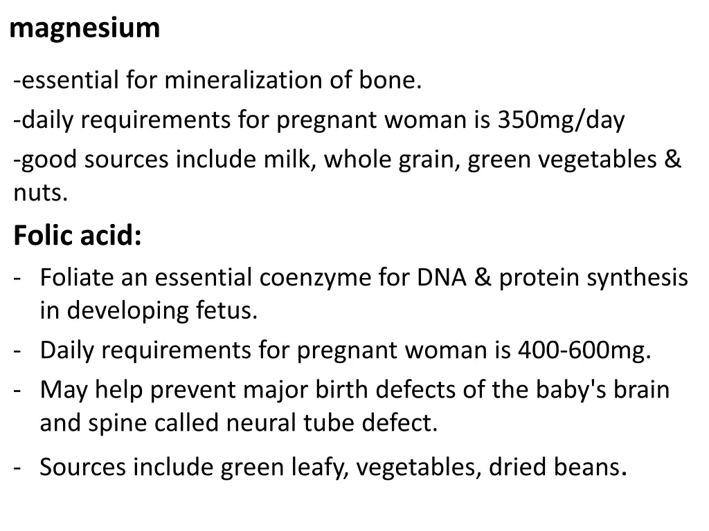 magnesium