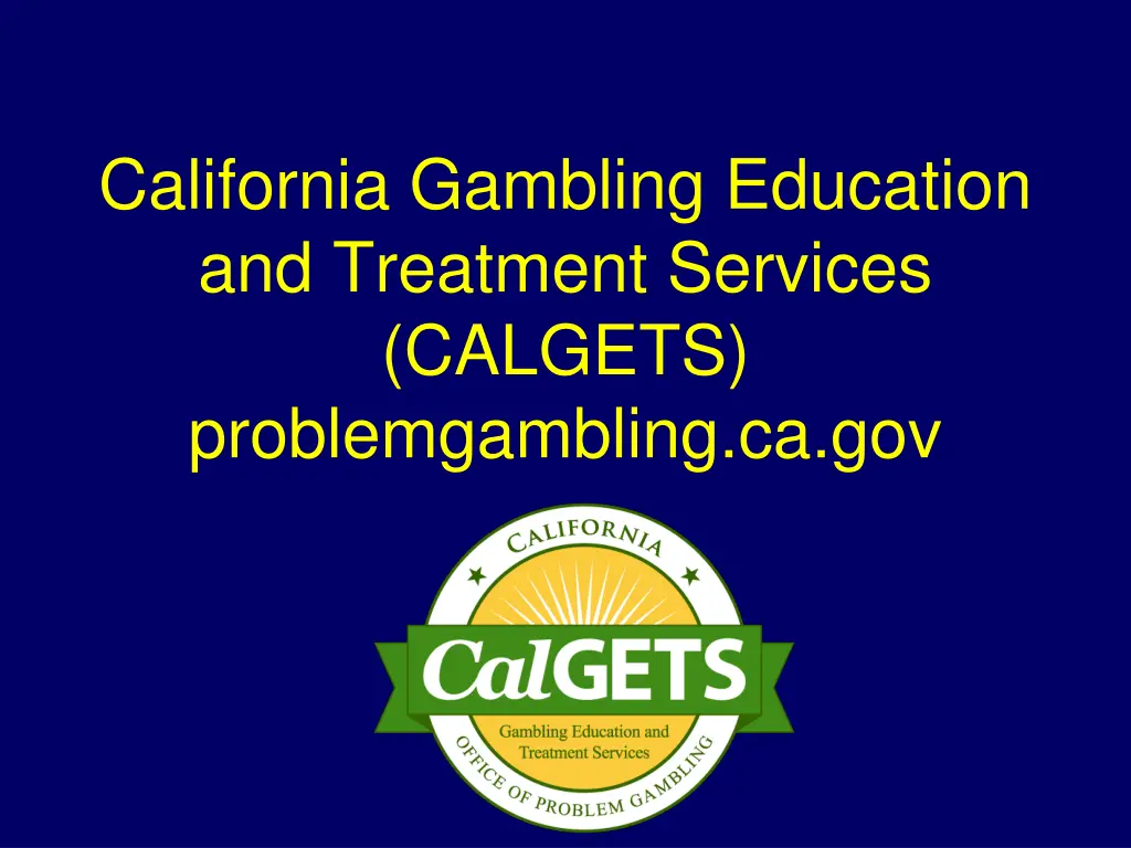 california gambling education and treatment 1