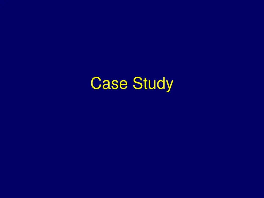 case study