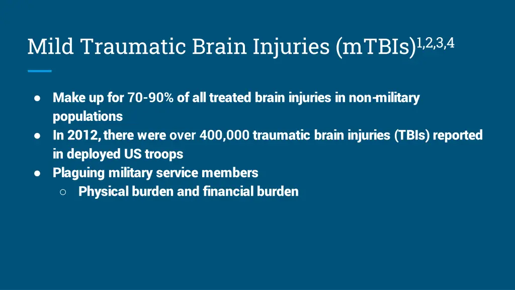 mild traumatic brain injuries mtbis 1 2 3 4