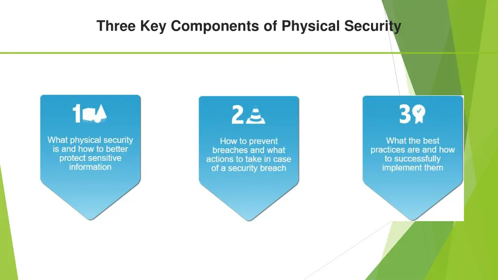 three key components of physical security