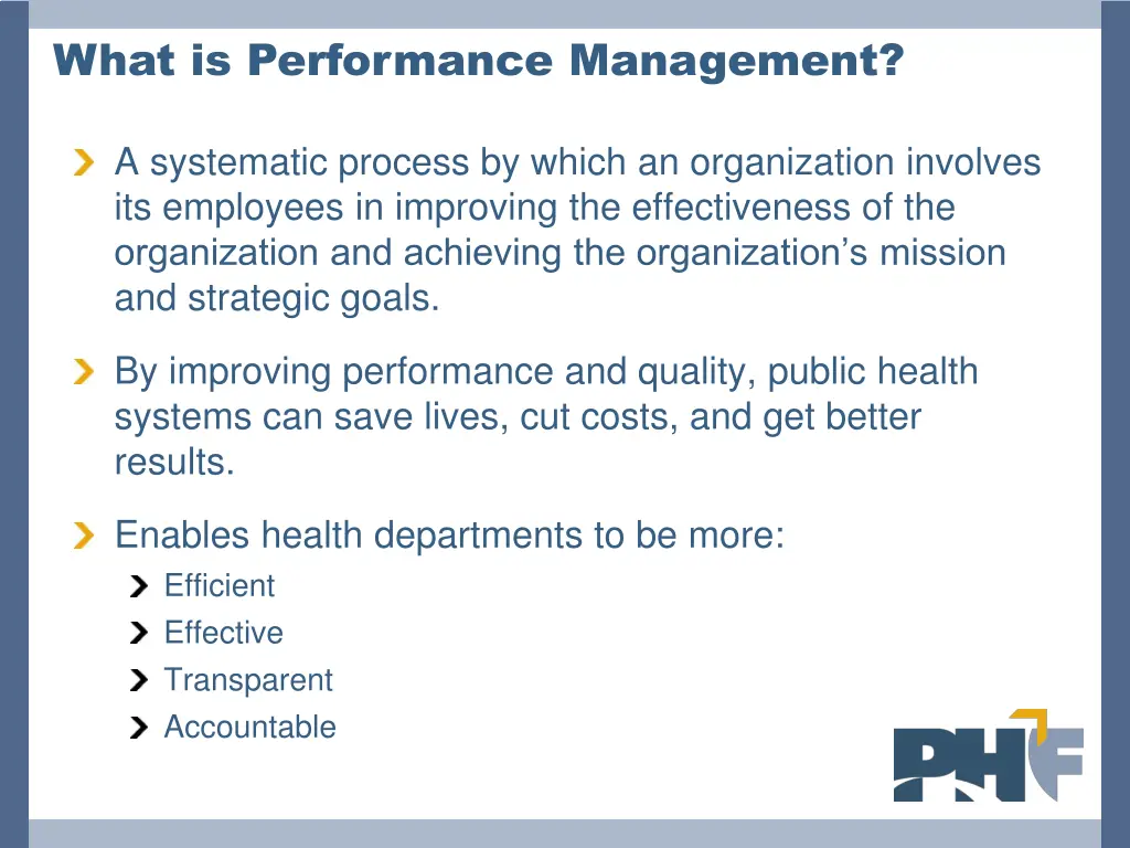 what is performance management 1