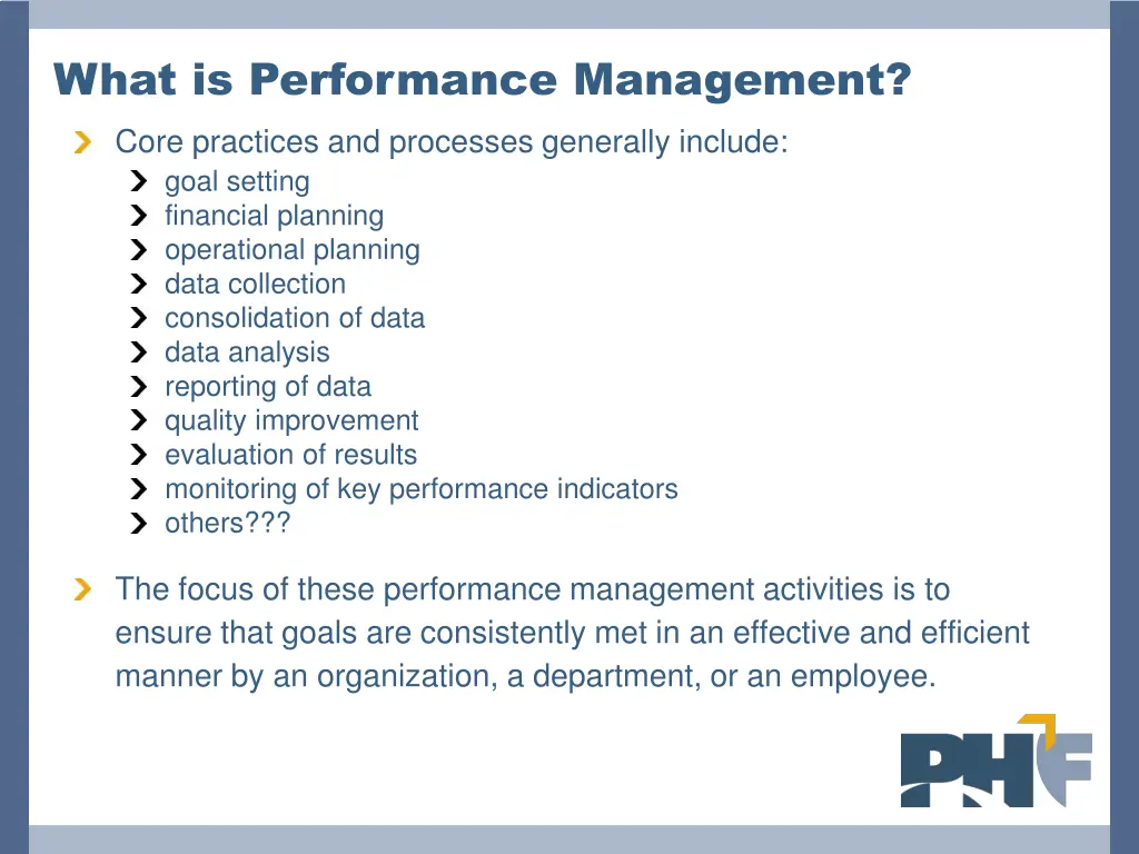 what is performance management 2